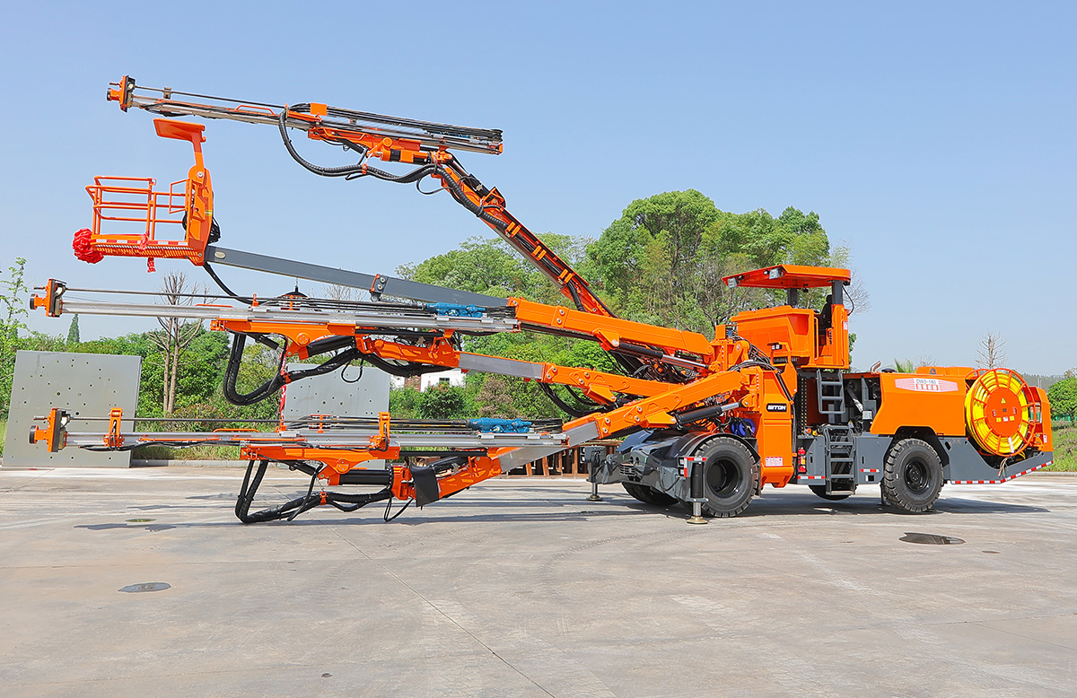 三臂(液壓)鑿巖臺車